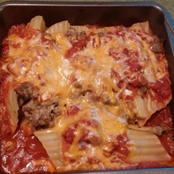 Meat and Cheese Cannelloni