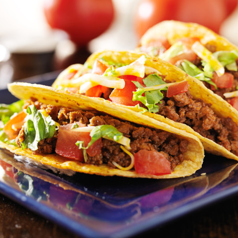 2 Beef Tacos with Fixes