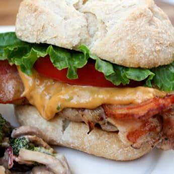 Grilled Chicken with Bacon Sandwich