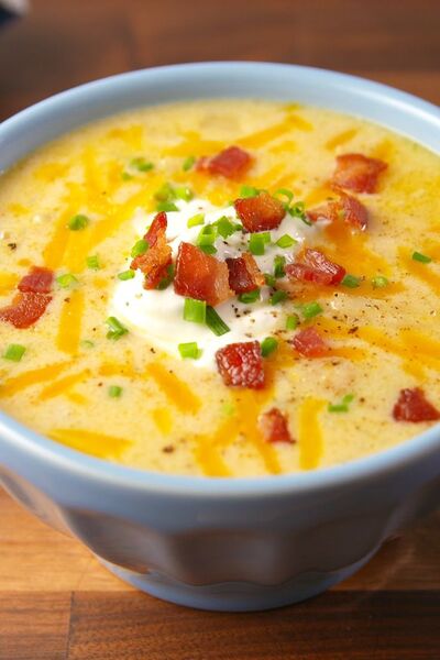 Loaded Hash Brown Soup